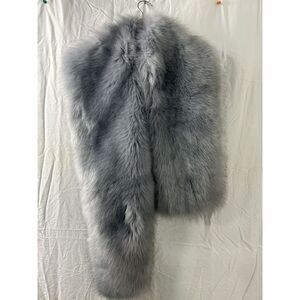 Faux‎ Fur Scarf Natural Color Collar Scarf Shawl Neck Warmer Thick Mob Wife Look